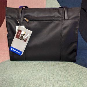 90s Vintage Retro Samsonite Park Avenue Luxury Black Laptop Bag Roomy NWT Rare
